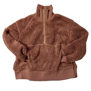 JoyLab Brown Sherpa Sweater/jacket